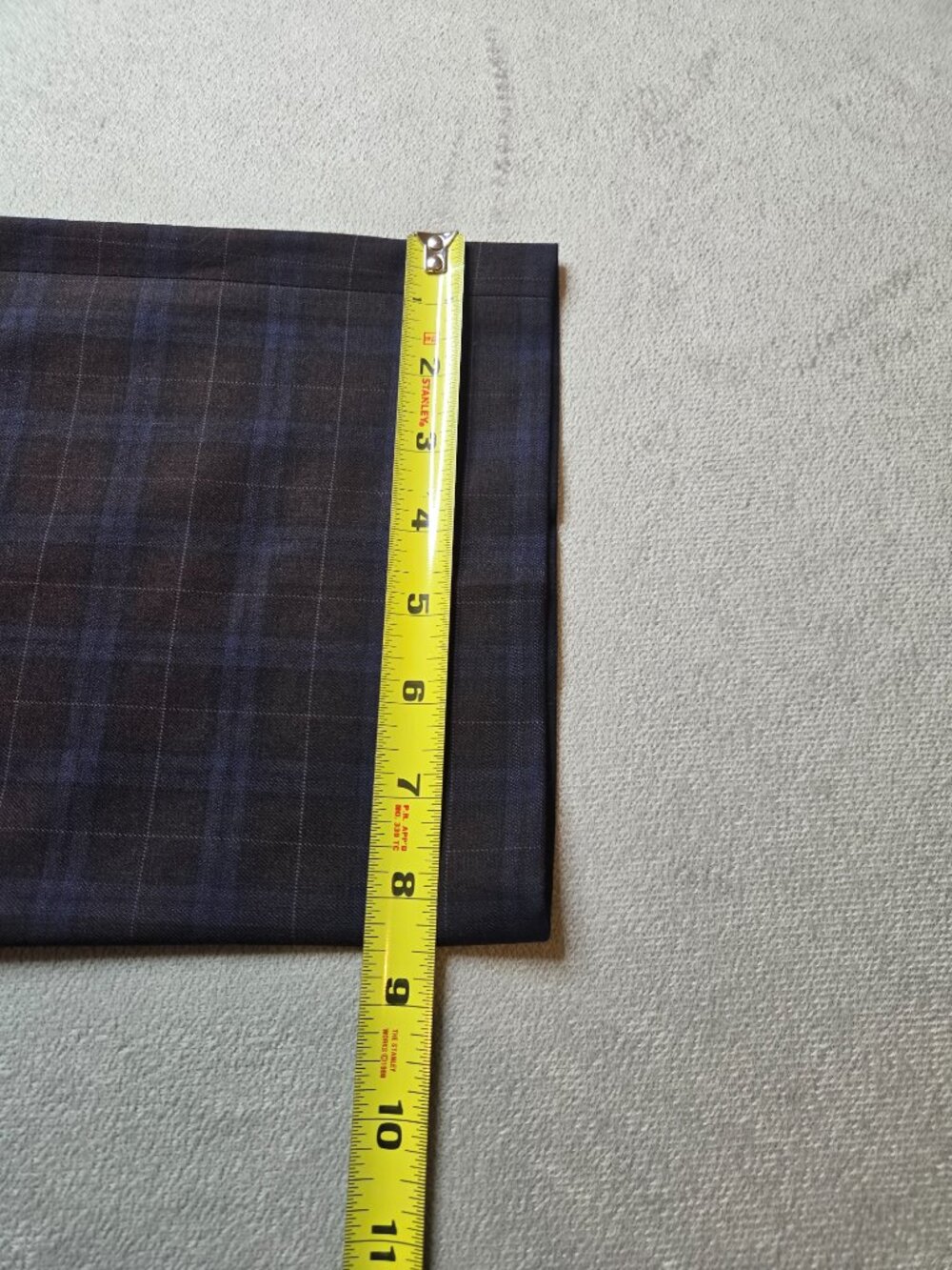 Sean John Men's Purple Plaid Dress Pants Size 36x32 Stretch Suit Trousers - Picture 4 of 9